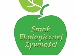 Znak graficzny konkursu: wizerunek zielonego jabłka z napisem nazwy konkursu.