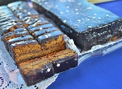 Ciasto w czekoladowej polewie