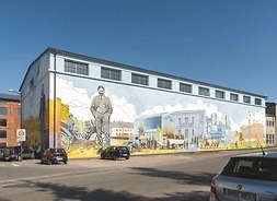 mural w Sokołowie Podlaskim