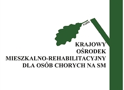 logo przedstawia drzewo i napis: Krajowy Ośrodek Mieszkalno-Rehabilitacyjny Dla Osób Chorych na SM