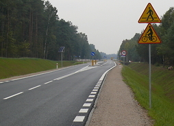 Zdjęcie do pobrania. Droga 627 Treblinka - Kosów Lacki znaki pionowe