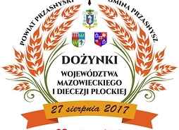 Logotyp: Dożynki Województwa Mazowieckiego i Diecezji Płockiej 27 sierpnia 2017 r.