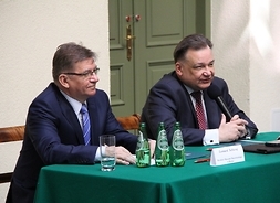 O inwestycji w Muzeum Mazowieckim w Płocku mówili marszałek Adam Struzik i dyrektor Leonard Sobieraj