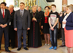 uczestnicy uroczystości w Zwoleniu - w parafii Podwyższenia Krzyża Świętego