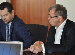 Gościem był m.in. prof.dr hab. n. med. Mirosław Ząbek (z prawej)
