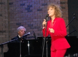 Alicja Majewska i Włodzimierz Korcz podczas koncertu