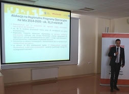 Prezentacja nt. RIT-u; Marcin Wajda, dyrektor Departamentu Rozwoju Regionalnego i Funduszy Europejskich