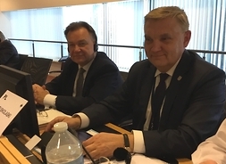 Marszałek Adam Struzik oraz Prezydent Miasta Białystok, Pan Tadeusz Truskolaski podczas 11 posiedzenia komisji COTER w Europejskim Komitecie Regionów