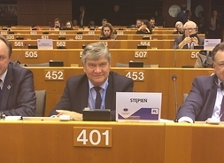Trzej polscy Marszałkowie podczas 120 sesji plenarnej Europejskiego Komitetu Regionów