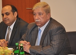 Ambasador Egiptu w Polsce Hosam Alkaweesh i dubernator prowincji Ismalia