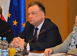 marszałek Adam Struzik oraz za-ca dyrektora departamentu RF UMWM