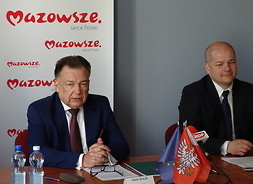 konferencja prasowa z udziałęm m.in. marszałka województwa