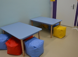 zależności od wielkości pomieszczenia znajdą się w nich m.in.: kolorowe stoliki i wygodne siedziska