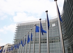 Bruksela, na zdjęciu widoczny jest budynek, gdzie obraduje Komitet Regionów