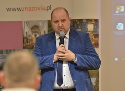 spotkanie prowadził dyrektor Radosław Rybicki