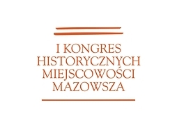 Literowe logo I Kongresu Historycznych Miejscowości Mazowsza