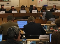 Bruksela, posiedzenie komisji Coter, rzut na salę obrad