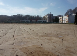 Plac przygotowany pod budowę