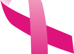 różowa wstążka - symbol walki z rakiem szyjki macicy