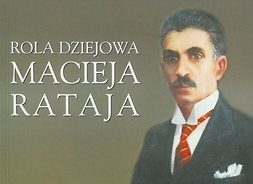 Okładka książki z portretem malarskim marszałka Macieja Rataja