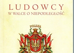 Okładka książki w formie graficznej zawierająca m.in. herby Poznania, Krakowa, Warszawy oraz napis Jeszcze Polska nie zginęła